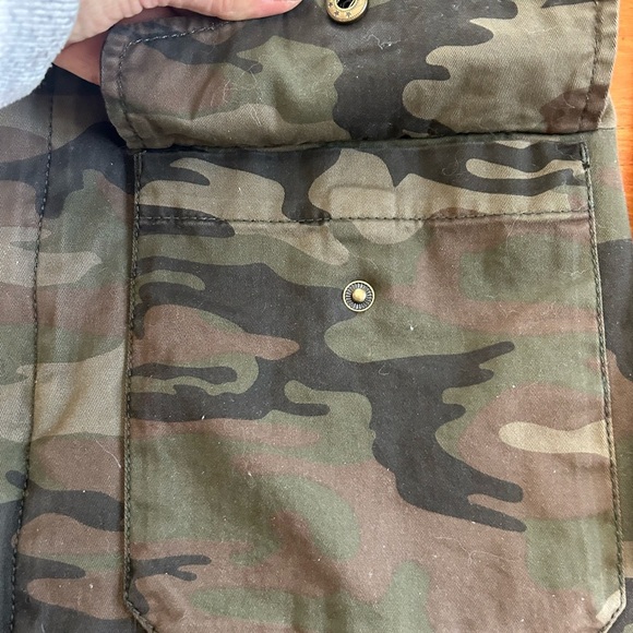 Sanctuary Standard Surplus Jacket Womens Camo Safari Boho Streetwear Zipper SZ S - Picture 5 of 9